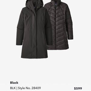 Patagonia women’s Tres 3 in 1 parka - black